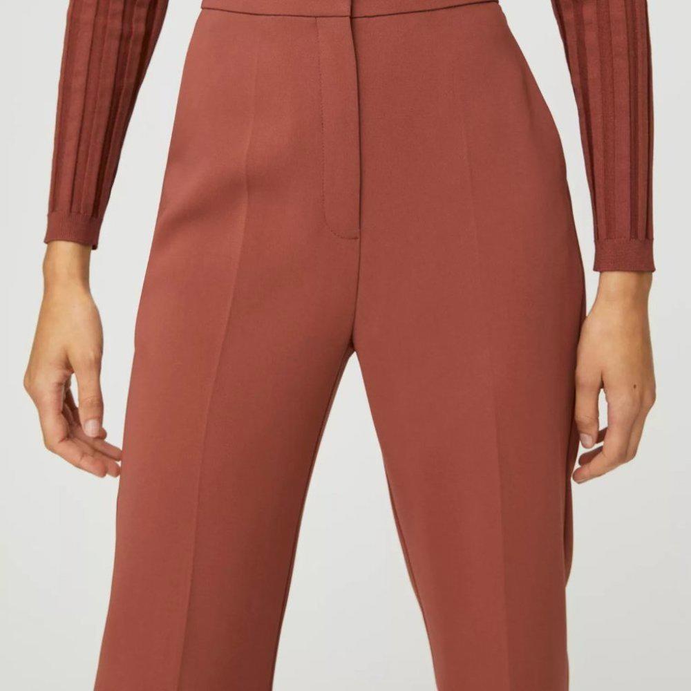 Aritzia Babaton Topher Pant Cropped high-rise trouser -  4 - Picture 2 of 10